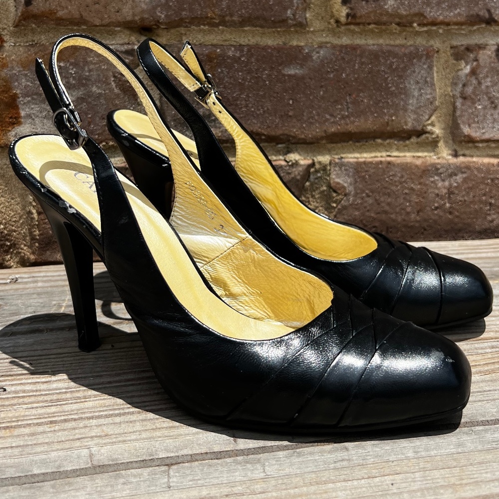 CARA Ankle Strap High Heel Dress Sandals size EUR 37/US 6.5-7